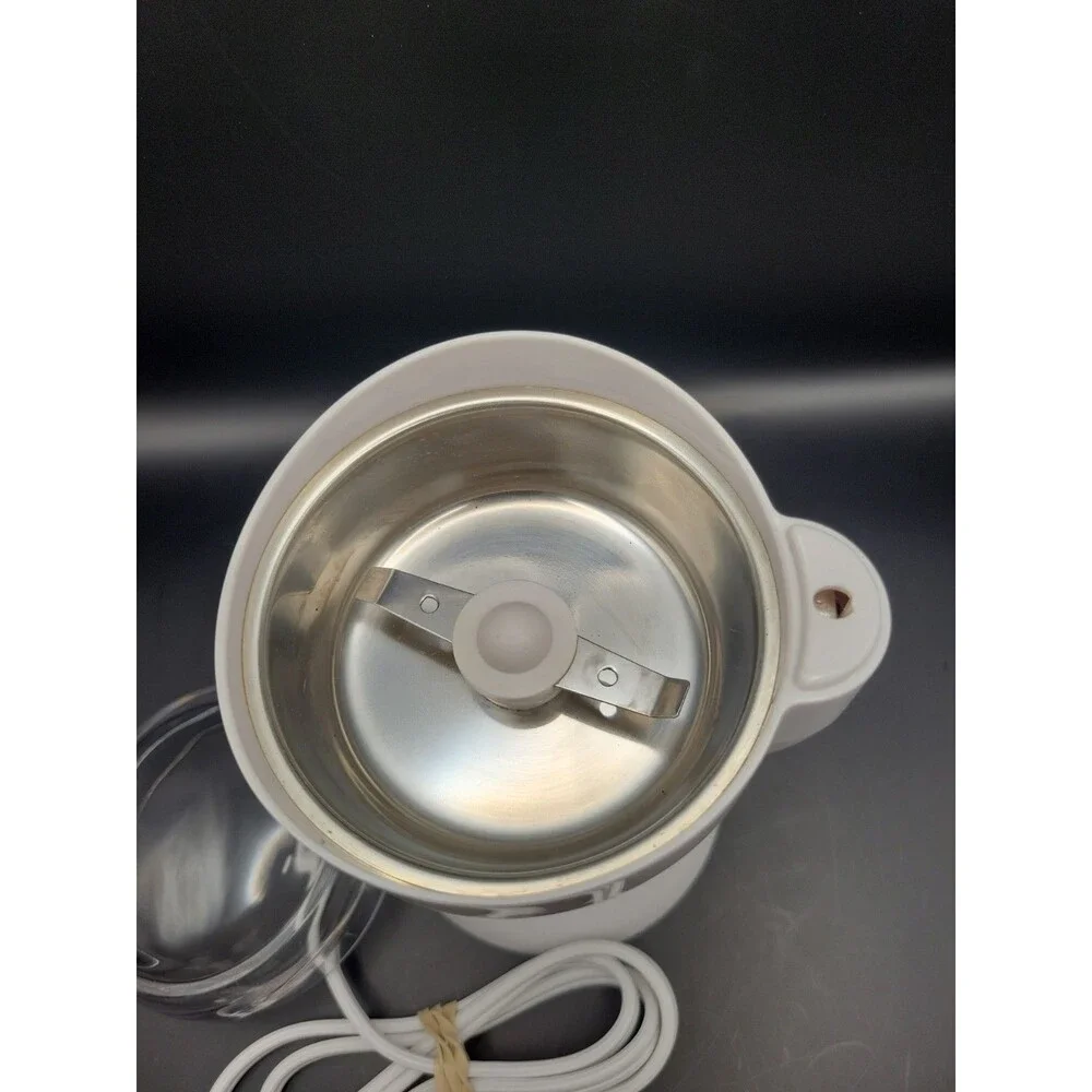 Jura Capresso Model #504 White ~ Coffee Mill Blade Grinder Tested